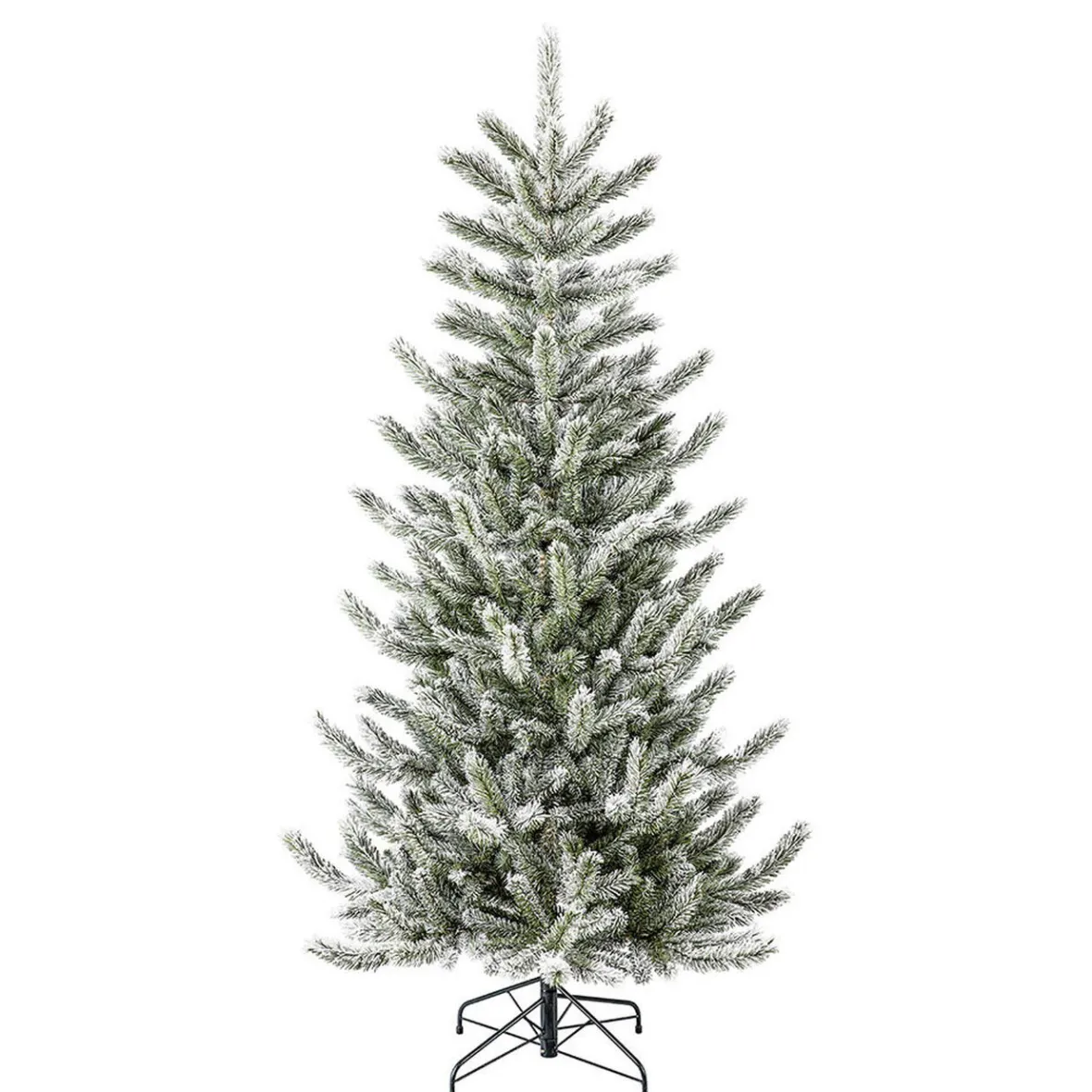 Sapin artificiel enneigé vert 467 branches Ø99xH180cm-Gifi Online