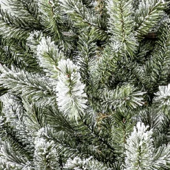 Sapin artificiel enneigé vert 467 branches Ø99xH180cm-Gifi Online
