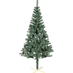 Sapin artificiel vert 400 branches pied bois Ø100xH180cm-Gifi Clearance