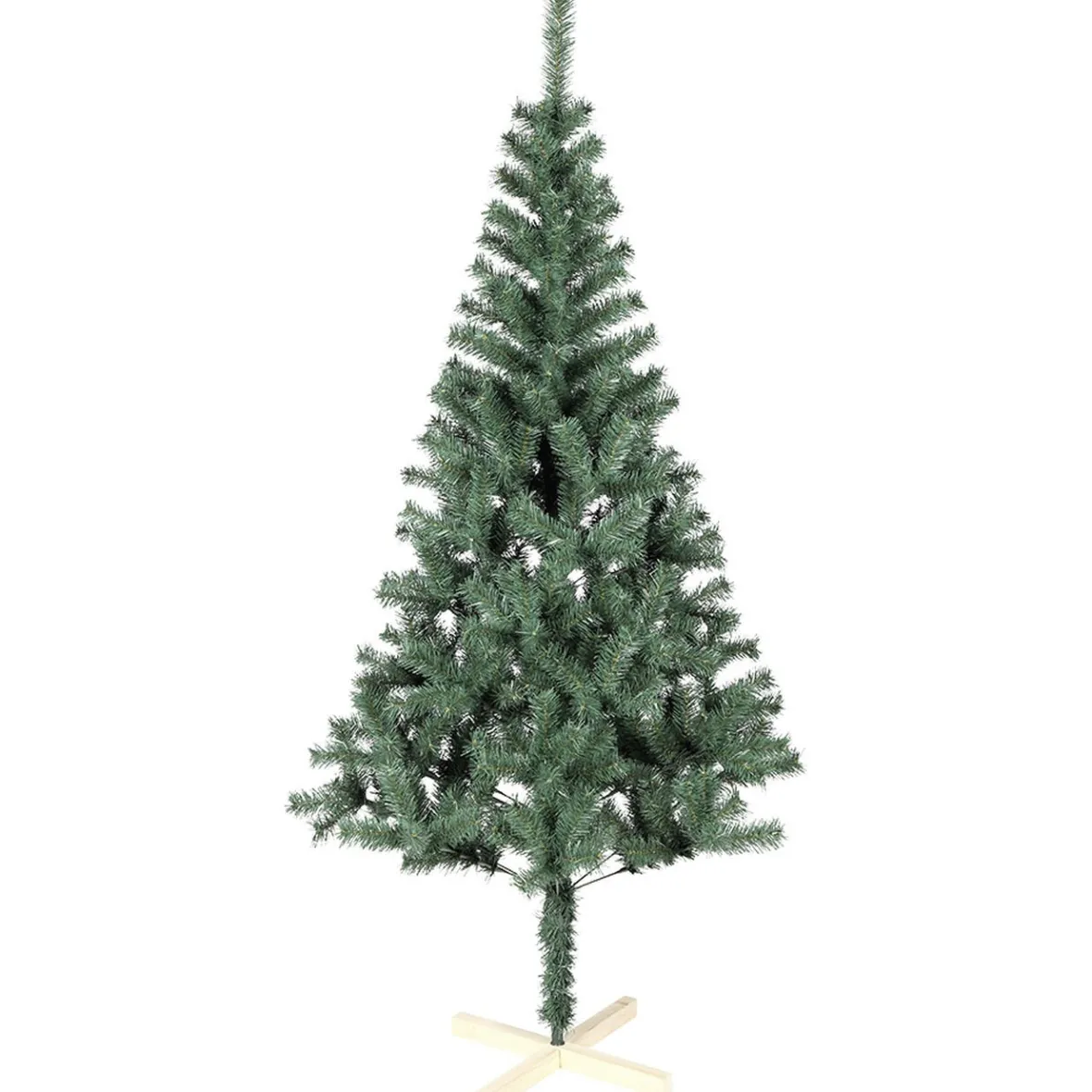 Sapin artificiel vert 400 branches pied bois Ø100xH180cm-Gifi Clearance