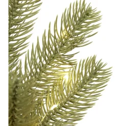 Sapin artificiel vert lumineux 30 MicroLED blanc chaud H35 cm-Gifi