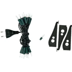 Sapin décoré lumineux rouge 20 LED-Gifi New