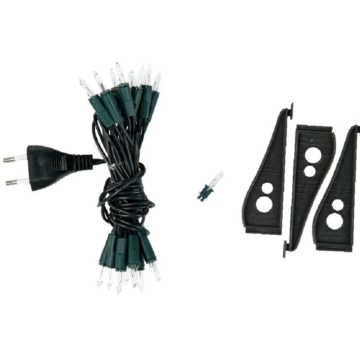 Sapin décoré lumineux rouge 20 LED-Gifi New