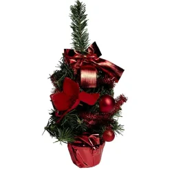 Sapin décor rouge H36cm-Gifi Clearance
