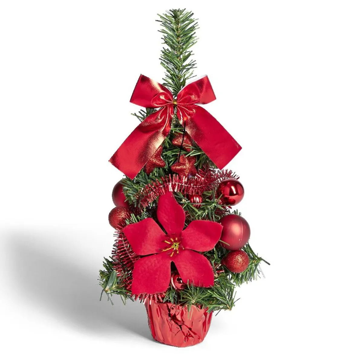 Sapin décor rouge H36cm-Gifi Clearance