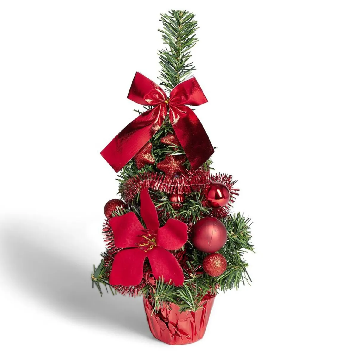 Sapin décor rouge H36cm-Gifi Clearance