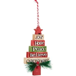 Sapin de Noël à suspendre multicolore-Gifi Outlet