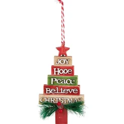 Sapin de Noël à suspendre multicolore-Gifi Outlet