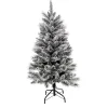 Sapin de Noël enneigé et pommes de pin H 90 cm-Gifi Best