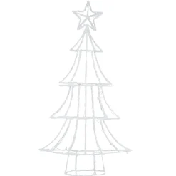 Sapin de Noël lumineux blanc 1,5 m-Gifi Clearance