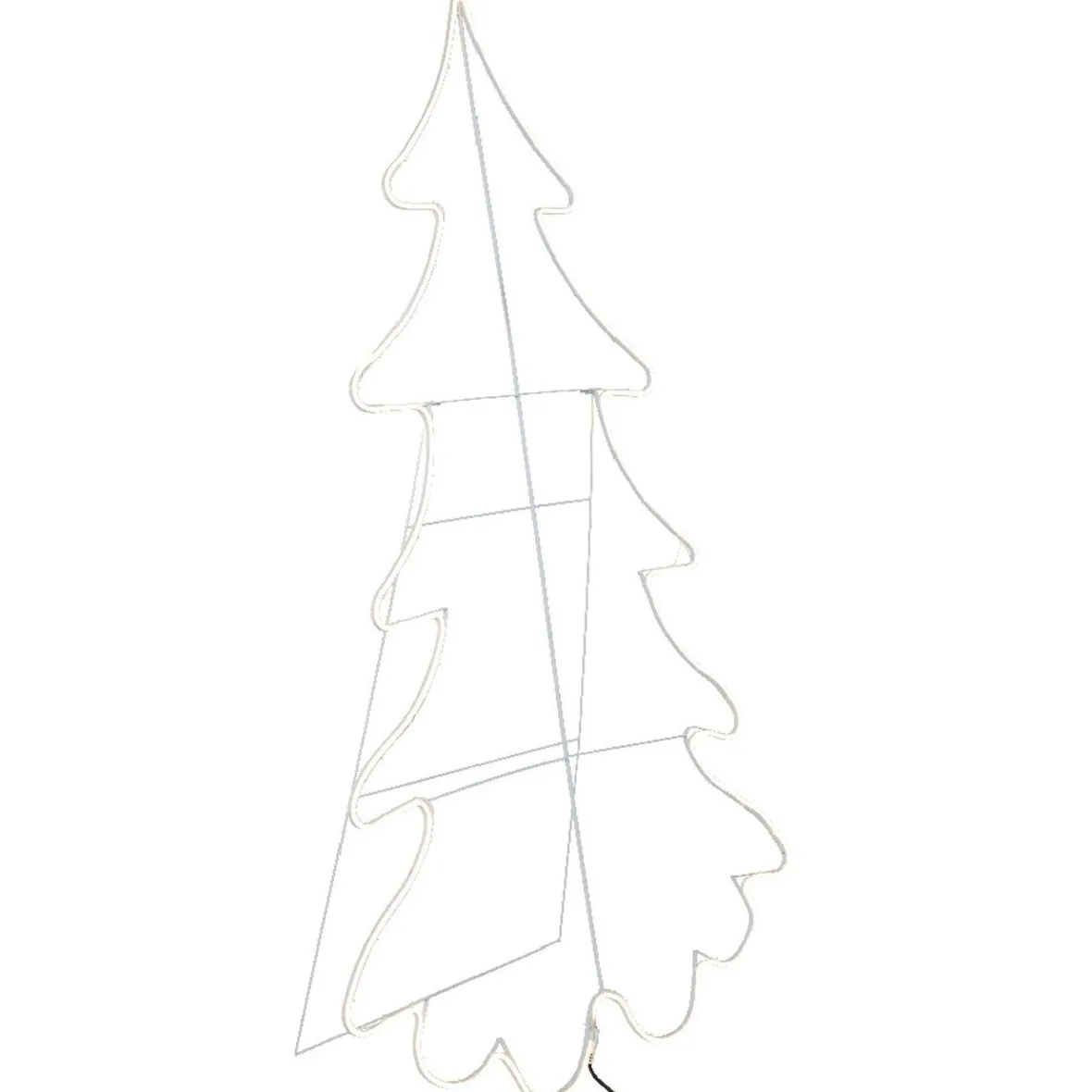 Sapin de Noël lumineux blanc 840 LED-Gifi Sale