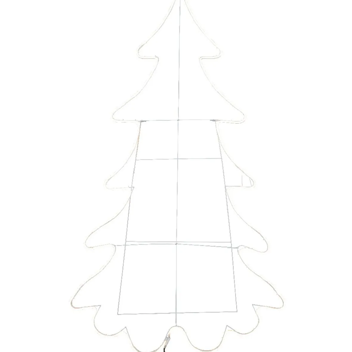 Sapin de Noël lumineux blanc 840 LED-Gifi Sale