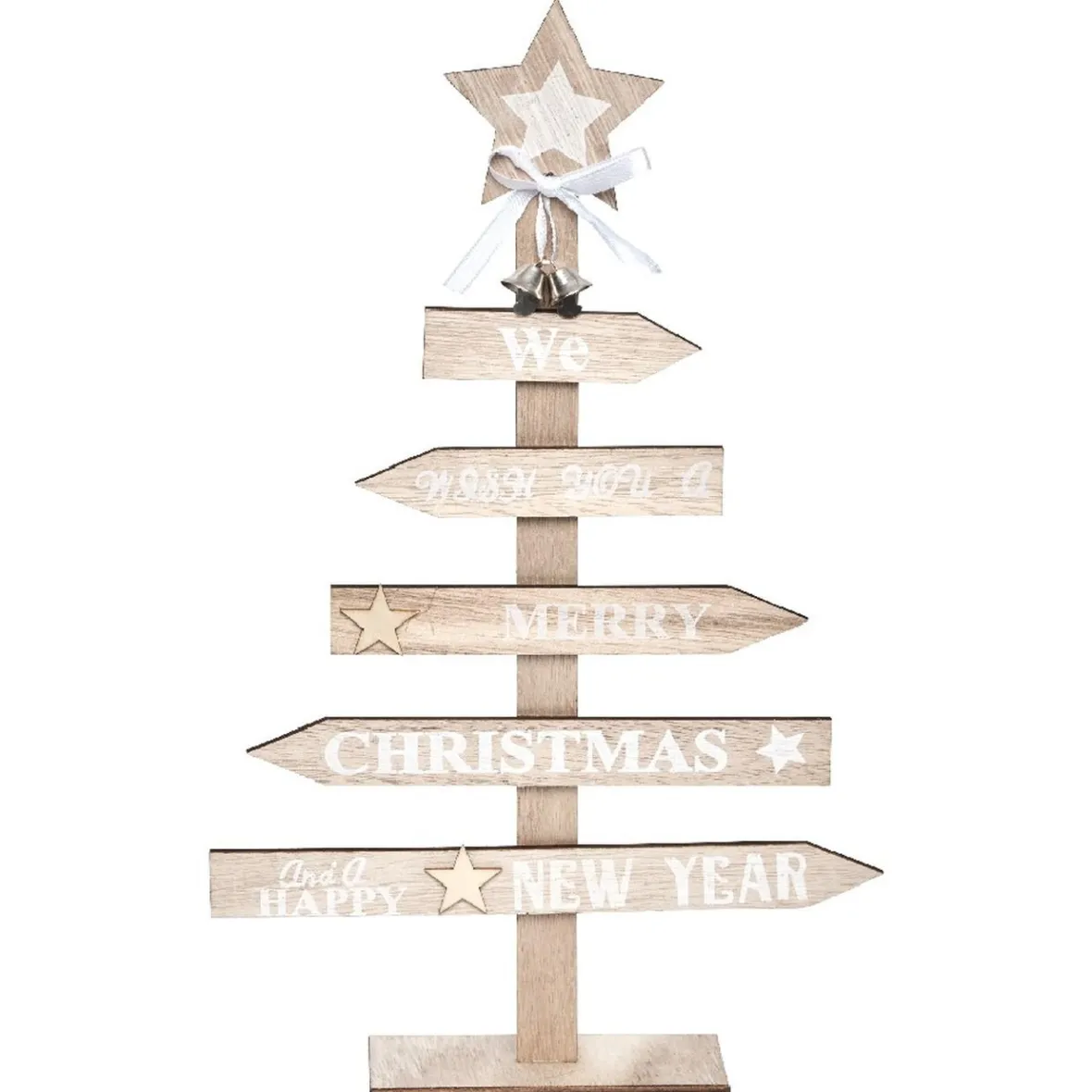 Sapin de Noël panneau de bois H36 cm-Gifi Online