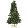 Sapin de Noël Vert effet réel avec pied en bois H150 cm-Gifi Best