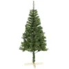 Sapin de Noël vert effet touffu avec pied en bois H150 cm-Gifi Sale