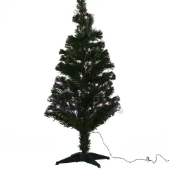 Sapin de Noël vert fibre optique h 120 cm-Gifi Best