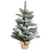 Sapin effet neige H60cm base en jute-Gifi Online