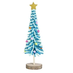 Sapin en feutrine et bois à poser H25cm - 4 modèles-Gifi Online