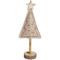 Sapin feutrine et bois à poser H27cm-Gifi Sale
