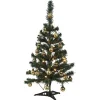 Sapin lumineux blanc et doré 20 LED-Gifi Hot