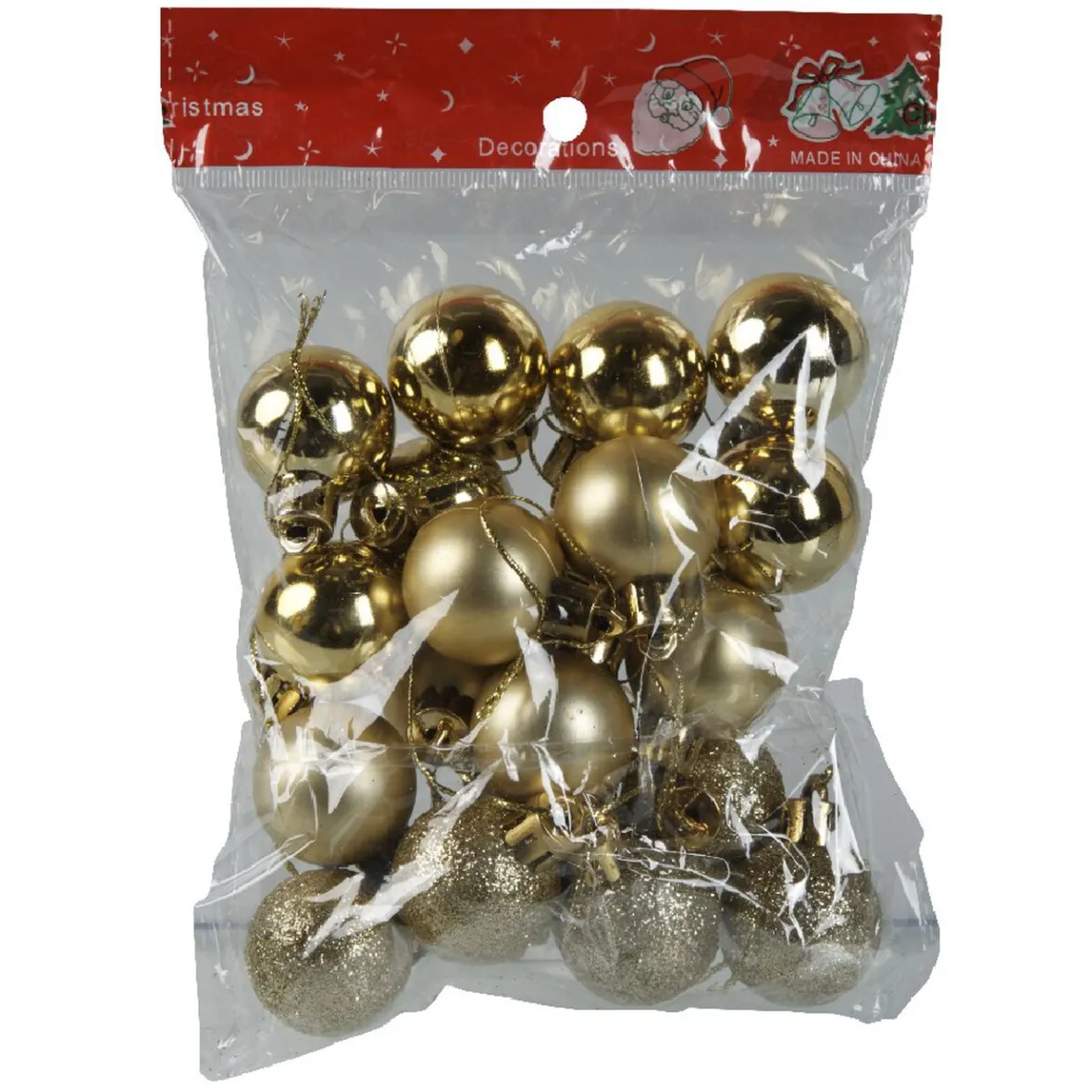 Sapin lumineux blanc et doré 20 LED-Gifi Hot