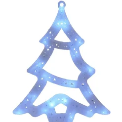 Sapin lumineux blanc fixe h. 32 cm-Gifi Online