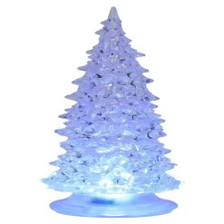 Sapin lumineux déco H19cm plastique 3 coloris-Gifi Discount