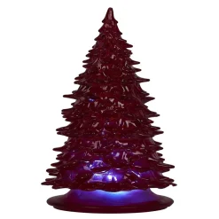 Sapin lumineux déco H19cm plastique 3 coloris-Gifi Discount