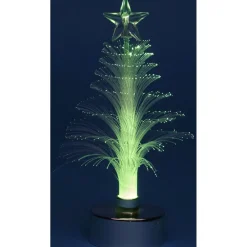 Sapin lumineux fibre optique multicolore-Gifi Online