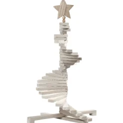 Sapin Noël bois amovible H. 71 cm-Gifi