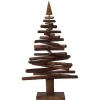 Sapin Noël bois flotté brun 0,53 m-Gifi