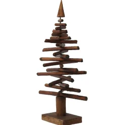 Sapin Noël bois flotté brun 0,53 m-Gifi