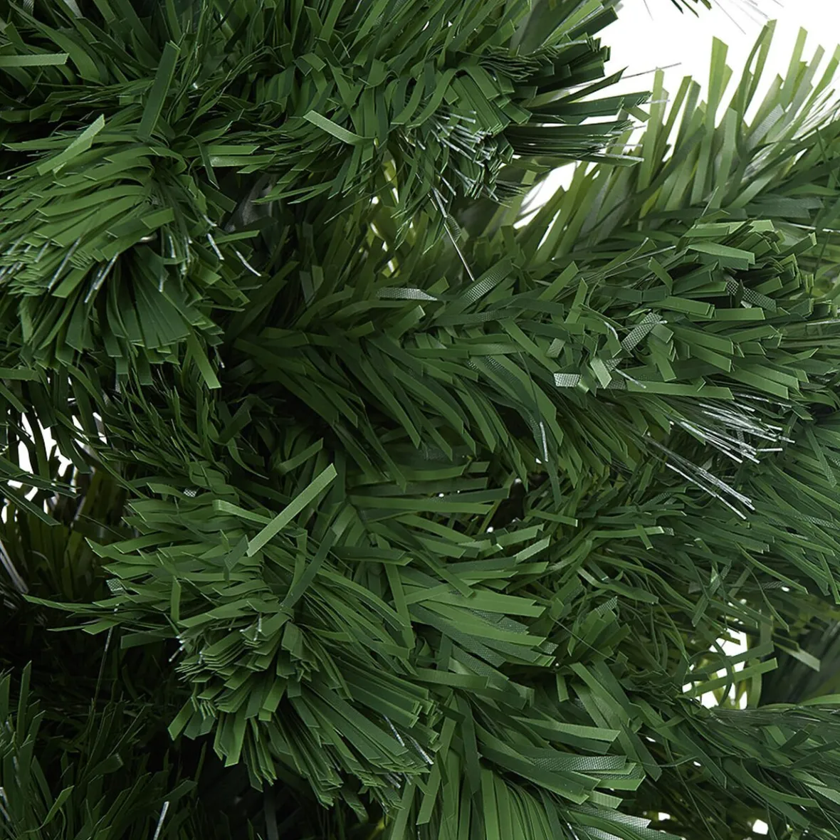 Sapin Noël Vert en fibre optique 16 Led Multicolore H120 cm-Gifi Clearance