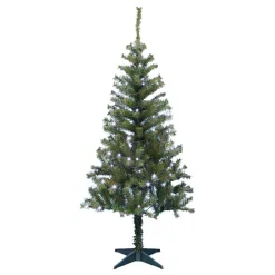 Sapin vert lumineux 120 LED intérieur-Gifi Discount