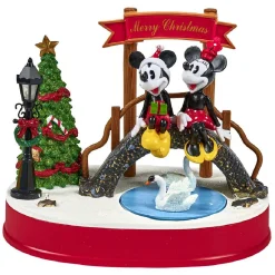 Scène de Noël Disney lumineuse animée et musicale-Gifi Outlet