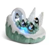 Scène lumineuse de Noël banquise à piles H9cm-Gifi Outlet
