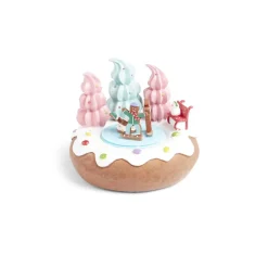 Scène lumineuse de Noël banquise à piles H9cm-Gifi Clearance