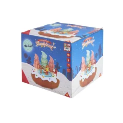 Scène lumineuse de Noël banquise à piles H9cm-Gifi Clearance