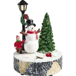 Scène village de Noël avec lanterne lumineuse-Gifi Best