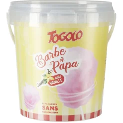 Seau barbe à papa Togolo goût vanille 50g-Gifi Outlet