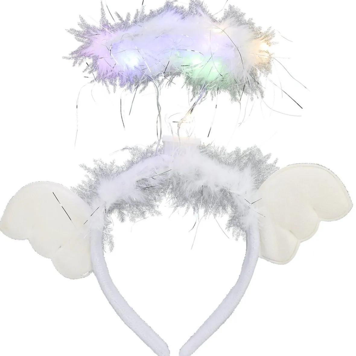 Serre-tête ange à LED multicolore-Gifi Clearance
