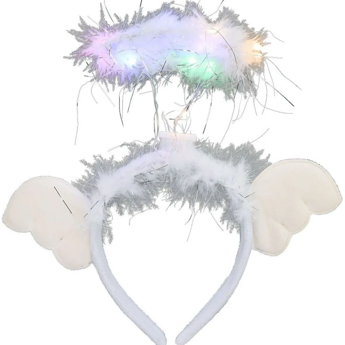 Serre-tête ange à LED multicolore-Gifi Clearance