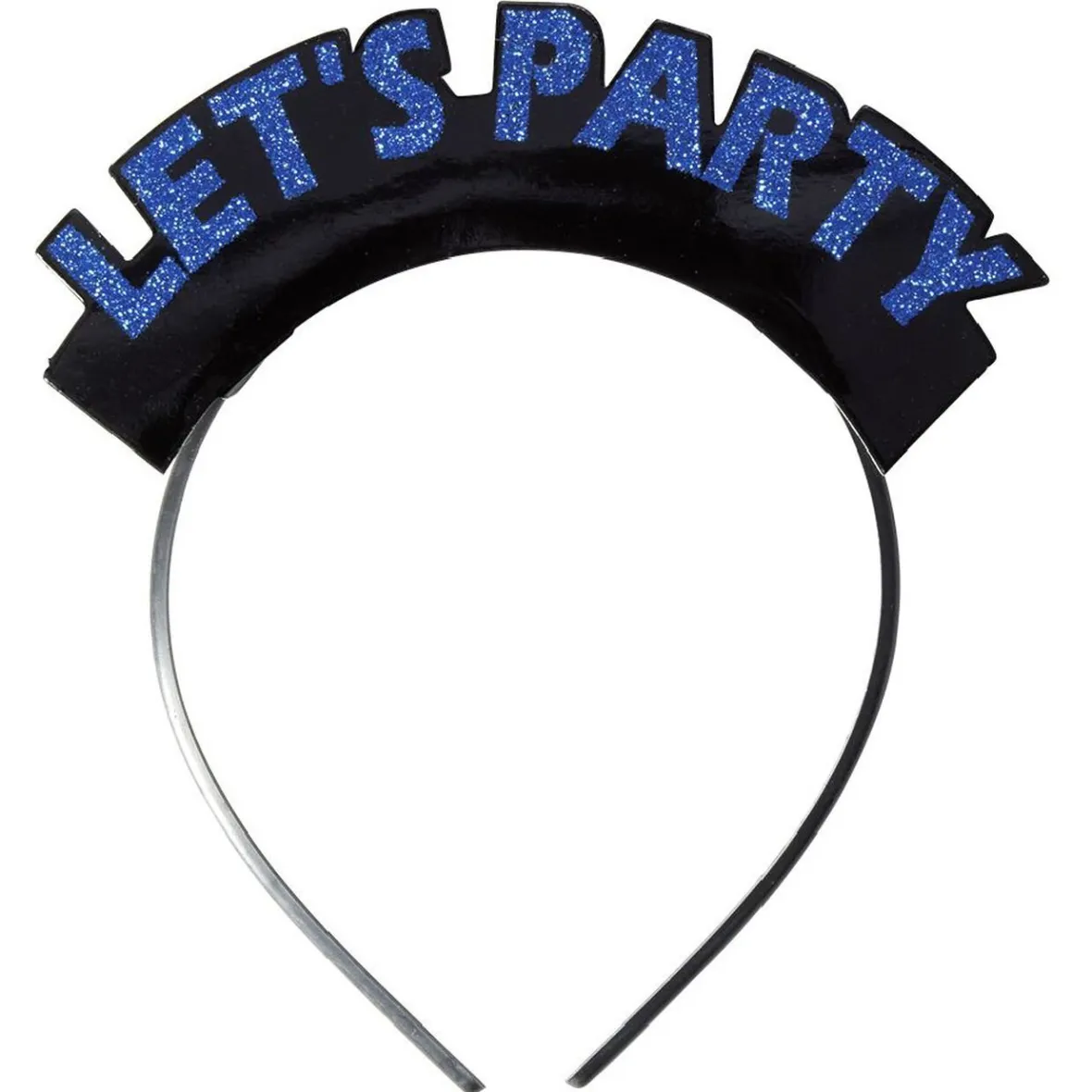 Serre-tête avec inscription LET'S PARTY gris argenté-Gifi Hot