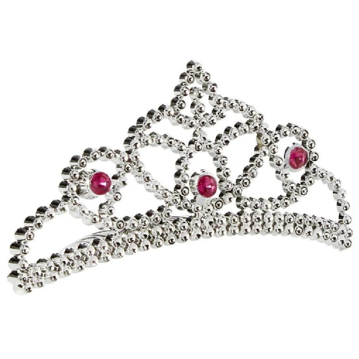 Serre-tête couronne princesse argenté-Gifi Hot