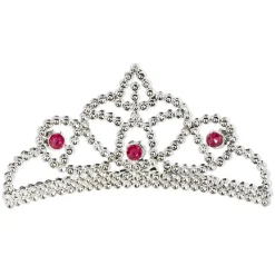 Serre-tête couronne princesse argenté-Gifi Hot