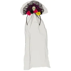 Serre-tête squelette avec voile enfant-Gifi Hot