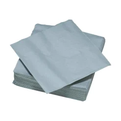 Serviette carré unie grise 2 plis en papier x50-Gifi Sale