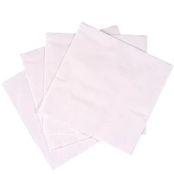 Serviette carré unie rose pâle 2 plis en papier x50-Gifi Outlet