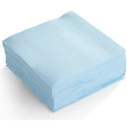 Serviette carrée bleu clair 2 plis en papier x40-Gifi Sale