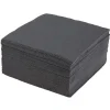 Serviette cocktail carrée gris foncé 2 plis en papier x40-Gifi New